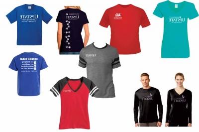 Upstate-branded apparel is customized for events we sponsor such as National Cancer Survivors Day and organizations we support such as the March of Dimes and American Heart Association.